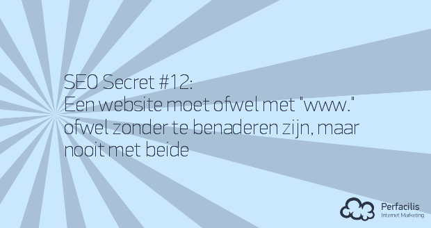 12: Een website moet ofwel met 